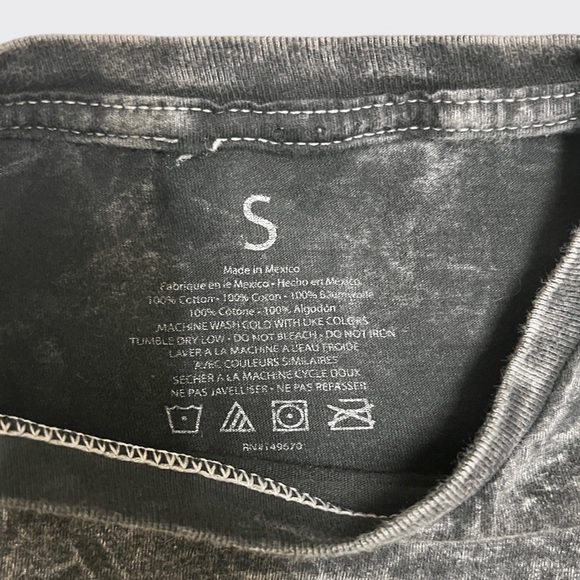 TWENTY ONE PILOTS BLACK ACID WASH T-SHIRT | SMALL - Picture 3 of 4